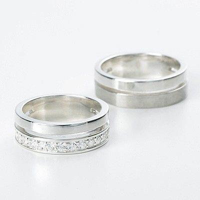 LA PUREZZA シルバー 婚約指輪 結婚指輪 エンゲージリング ペアリング