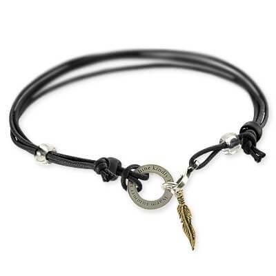 M's collection シルバーブレスレット ML-066BLK