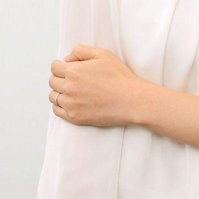 ホワイトゴールド リング 指輪 彼女 彼氏 レディース メンズ 誕生日 ラッピング ウィスプ メンズ プレゼントの画像