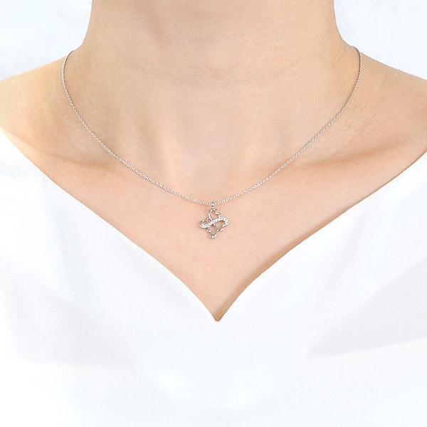 ネックレス スイートテンダイヤモンド Sweet10Diamond 誕生石パーツ付き プラチナ 誕生石 正規取り扱い 限定 オリジナル 品質保証書 0.05カラット Pt900 妻