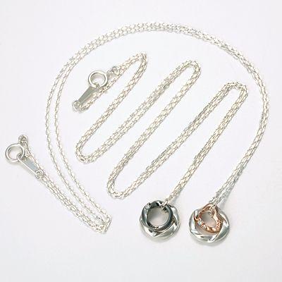THE KISS ダイヤモンドネックレス THE KISS ザ・キッス 貴金属・宝石 ダイヤネックレス ハート