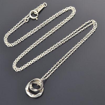 THE KISS ダイヤモンドネックレス THE KISS ザ・キッス シルバー ネックレス ダイヤモンド 彼氏