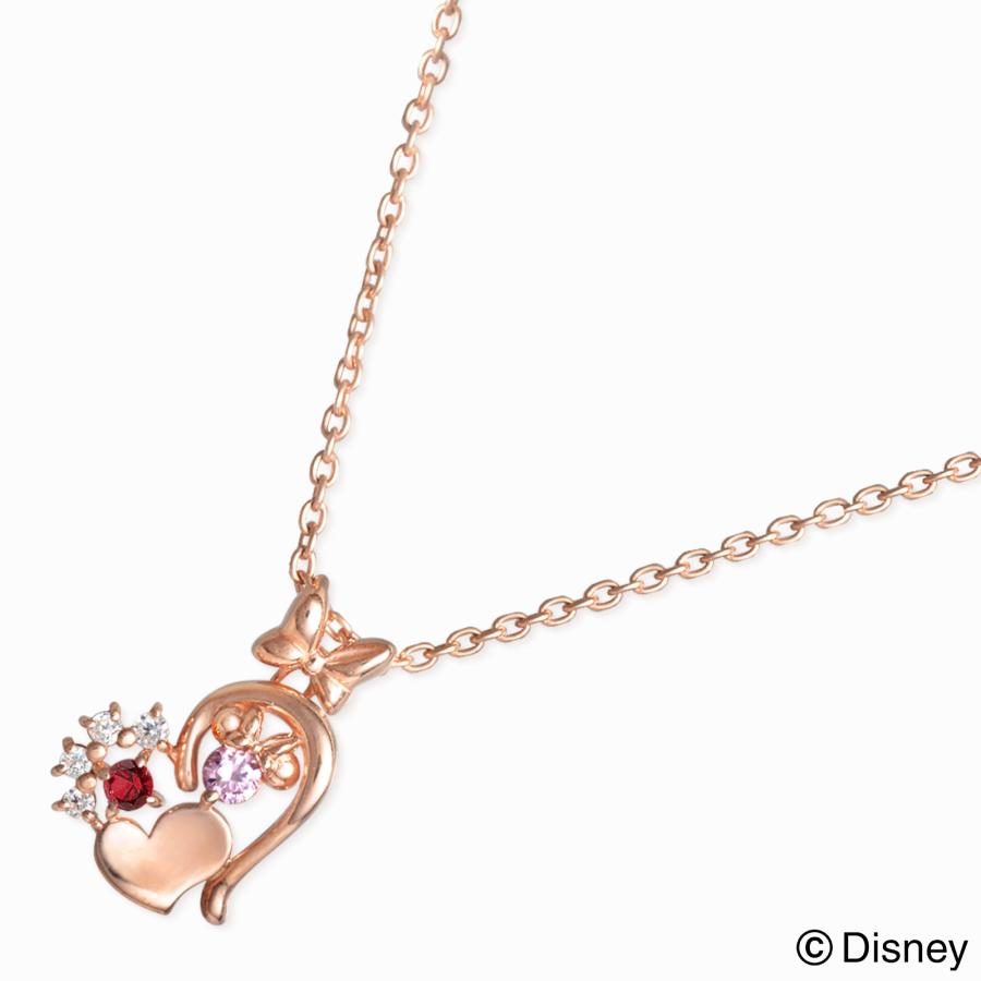 ディズニー ネックレス レディース ハート ブランド シルバー ミニー 女性 おしゃれ プレゼント