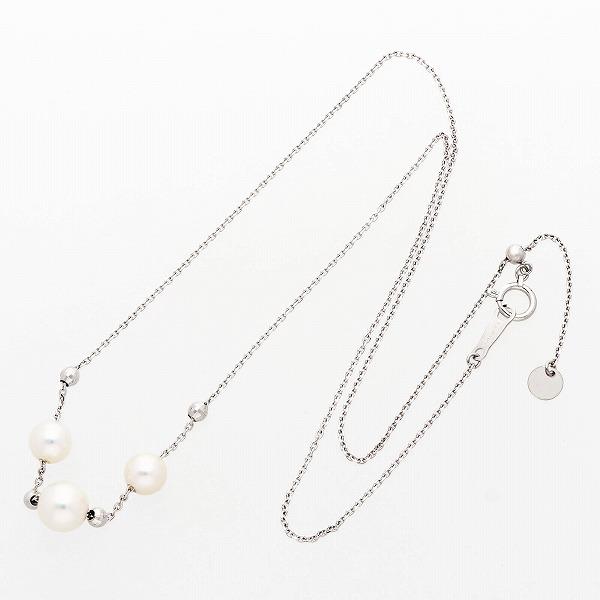 パールホワイトゴールドネックレス First Pearl for me レディース 彼女 女性 誕生日プレゼント ギフトの画像