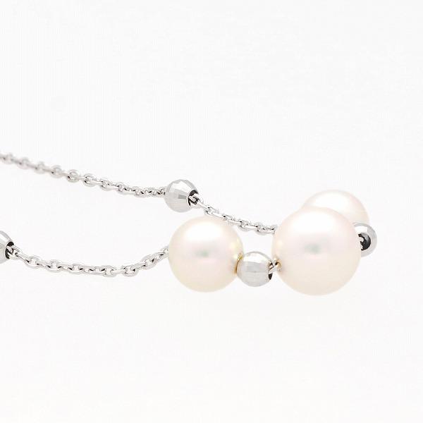 パールホワイトゴールドネックレス First Pearl for me レディース 彼女 女性 誕生日プレゼント ギフトの画像