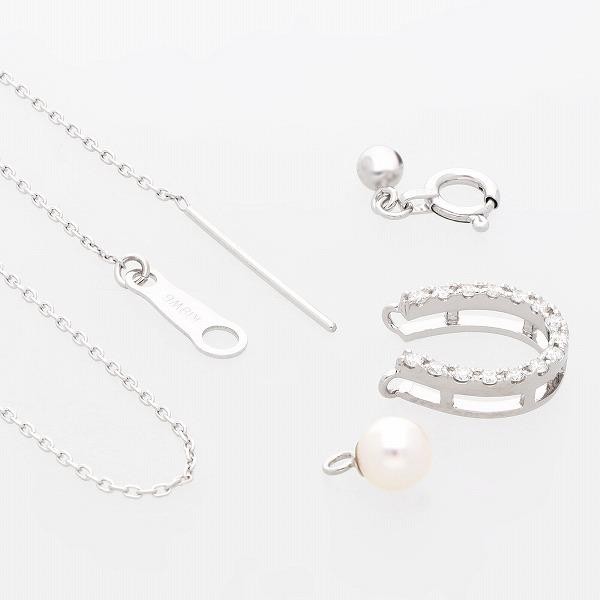パールホワイトゴールドネックレス First Pearl for me レディース 彼女 女性 誕生日プレゼント ギフトの画像