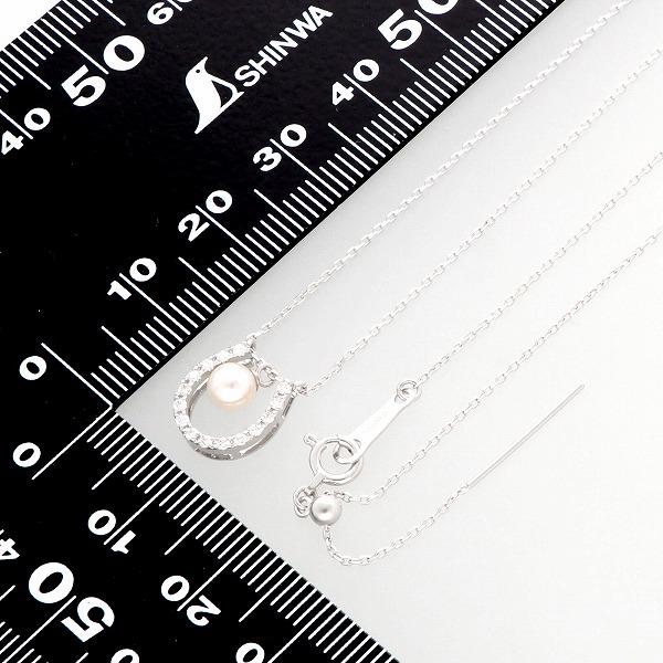 パールホワイトゴールドネックレス First Pearl for me レディース 彼女 女性 誕生日プレゼント ギフトの画像