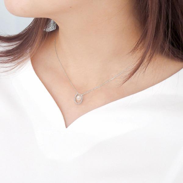 パールホワイトゴールドネックレス First Pearl for me レディース 彼女 女性 誕生日プレゼント ギフトの画像