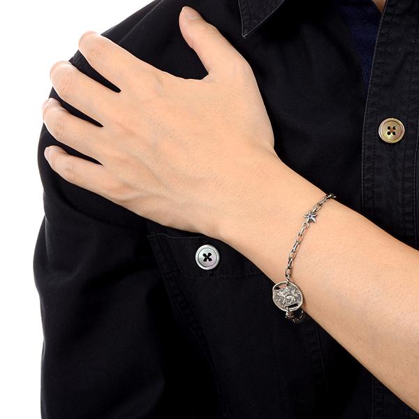 M's collection シルバー ブレスレット 彼氏 誕生日 ギフトラッピング