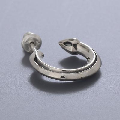 M's collection シルバー ピアス 片耳用 彼氏 誕生日 ギフトラッピング