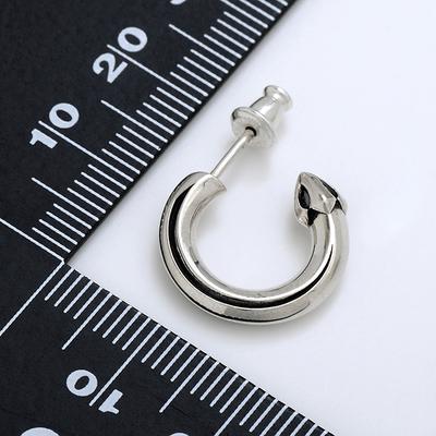 M's collection シルバー ピアス 片耳用 彼氏 誕生日 ギフトラッピング