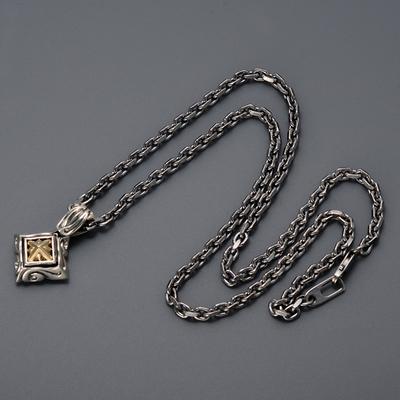 シルバーネックレス M's collection メンズ 彼氏 男性 誕生日プレゼント ギフトの画像