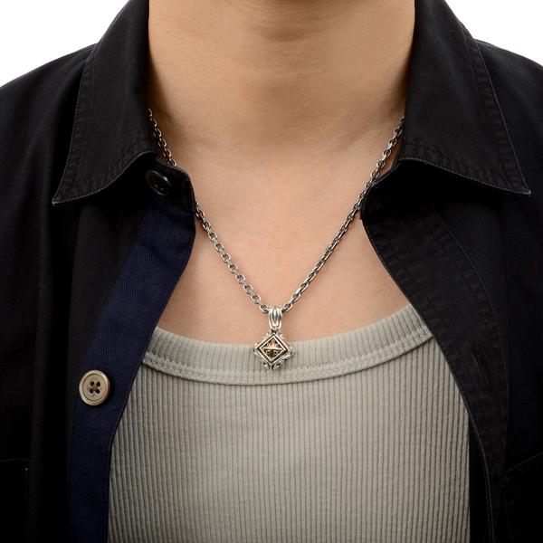 シルバーネックレス M's collection メンズ 彼氏 男性 誕生日プレゼント ギフトの画像