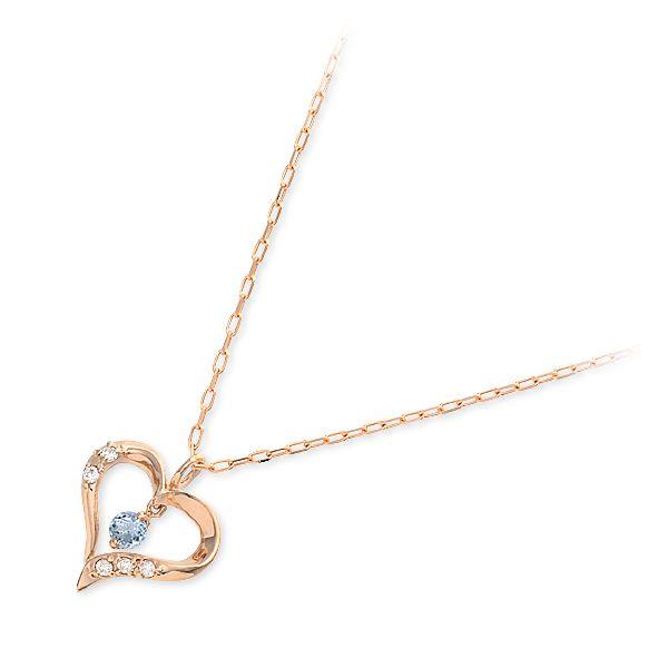 ピンクゴールド ネックレス ダイヤモンド 彼女 プレゼント 誕生日 レディース プレゼント