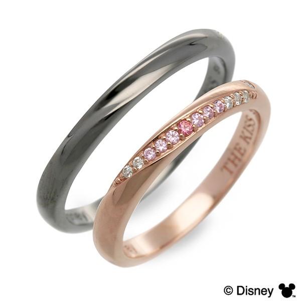 ディズニー ペアリング 2本セット カップル 結婚指輪 ダイヤモンド ブランド 誠実