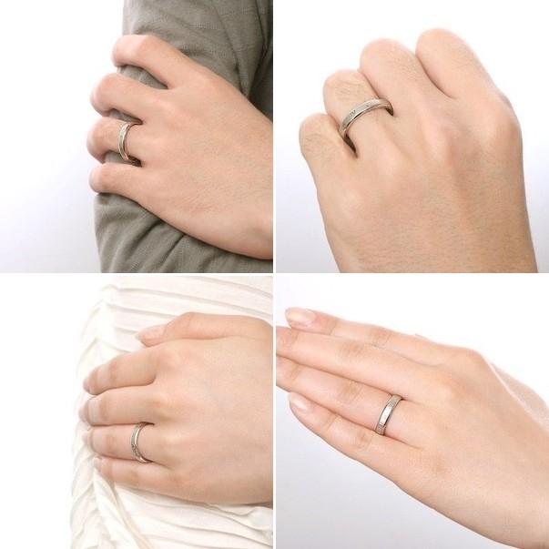 ペアリング 2本セット ステンレス カップル 結婚指輪 シンプル 
