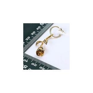 人気カラーの ホロー プレゼント メンズ 彼氏 ピアス シルバー Holloow 片耳用ピアス 男性 メンズ ローズピアスl 誕生日 クリスマス メンズ 送料無料 メンズアクセサリー