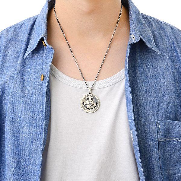 ネックレス メンズ ブランド お守り スマイル おしゃれ シンプル シルバー 男性 40代 50代 N 007 ジェイウェルドットコム 通販 Yahoo ショッピング