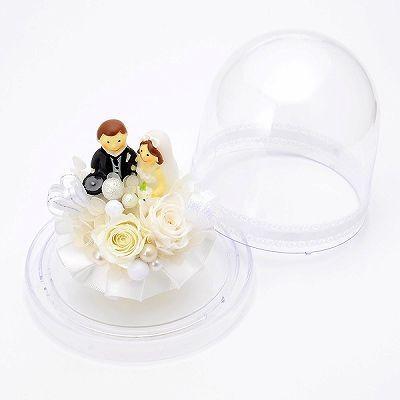 結婚祝い 花婚式 結婚4年目 記念日 プリザーブドフラワー ホワイト バラ 誕生日 プレゼント おしゃれ 女友達 お花 お返し Pf 0052 Wh ジェイウェルドットコム 通販 Yahoo ショッピング