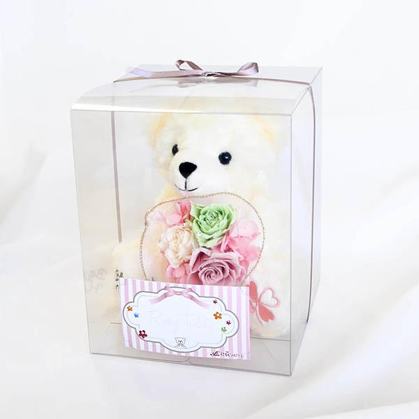 プリザーブドフラワー ボックス プレゼント 花材 オシャレ 誕生日 枯れない 宅配 くま Pf Y Teddy 8 ジェイウェルドットコム 通販 Yahoo ショッピング