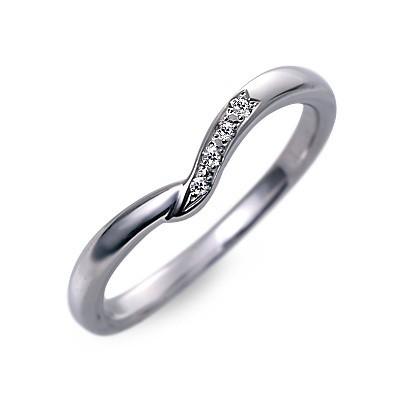 高級ブランド ラッピング 記念日 彼女 ダイヤモンド 結婚指輪 マリッジリング 指輪 リング プラチナ ウィスプ レディース 送料無料 誕生日 マリッジリング