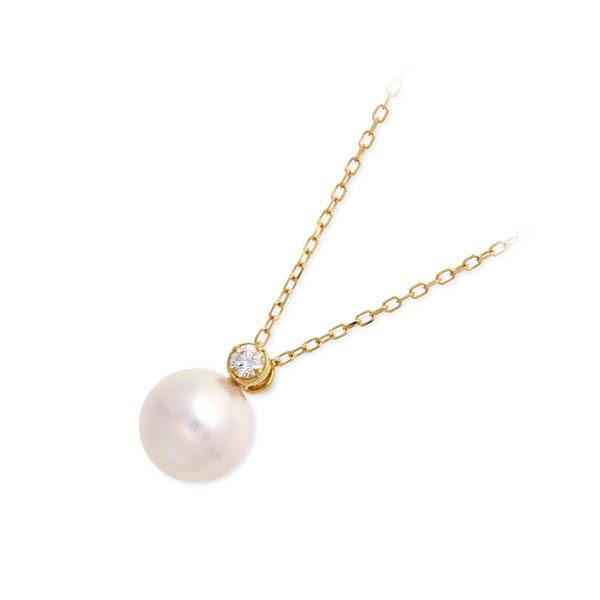 パールイエローゴールドネックレス PRIMA PEARL レディース 彼女 女性 誕生日 プレゼント