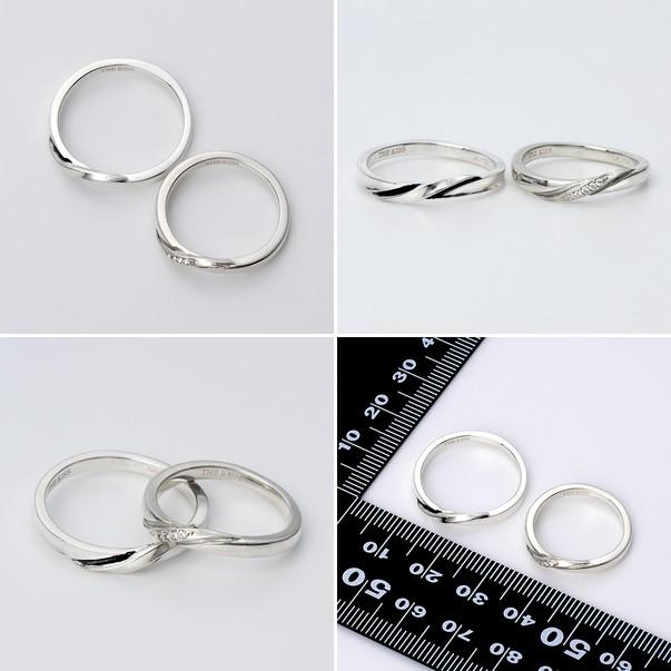 ペアリング 2本セット カップル 結婚指輪 シルバー シンプル 40代 The Kiss Sr6099bk Sr6098wh Cb ジェイウェルドットコム 通販 Yahoo ショッピング
