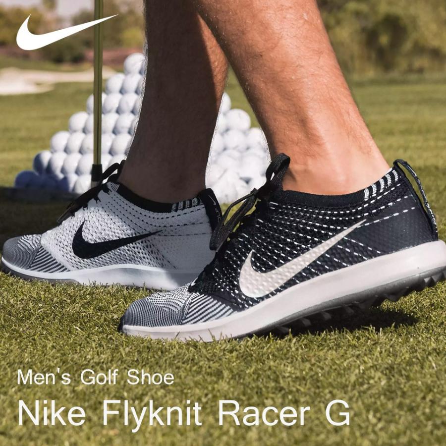 NIKE Men's Flyknit Racer Spikeless Golf 