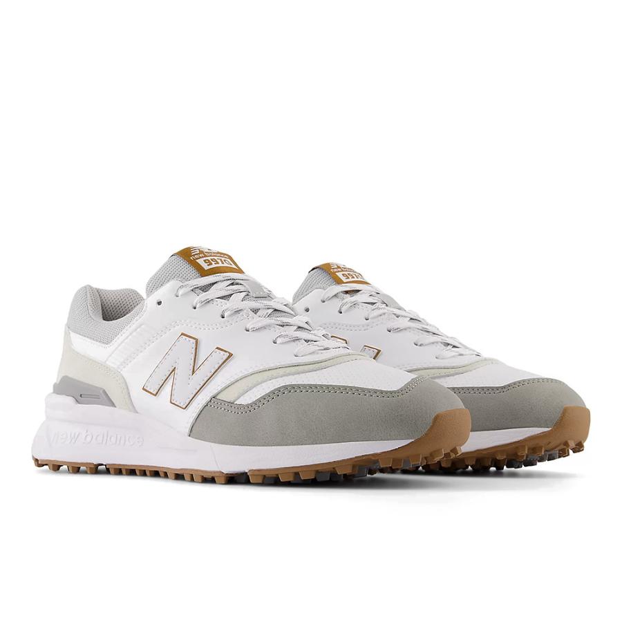 (USモデル)ニューバランス 997 スパイクレスシューズ ホワイトグレー 4E New Balance Golf MG997SWG｜jwings｜06