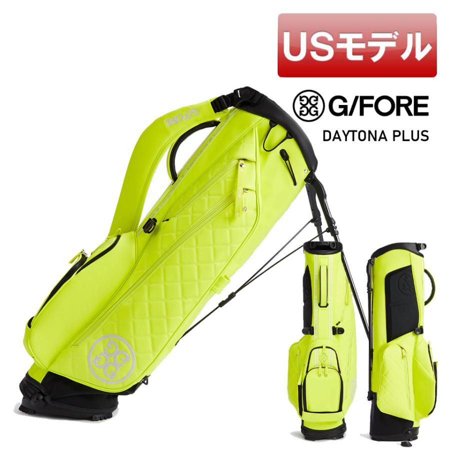 (USモデル)G/FORE デイトナプラス スタンドバッグ ゴルフバッグ スタンドキャディバッグ エレクトリック イエロー ジーフォア