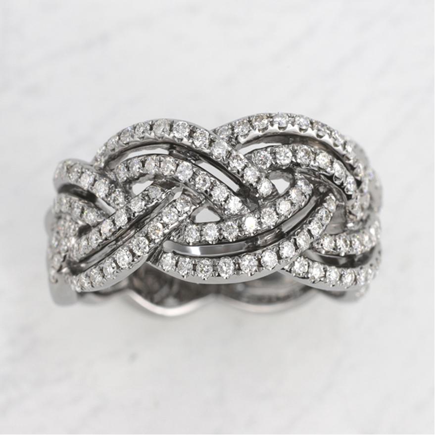 K18WGダイヤリング 【PRO207694】 K18WGダイヤリング 【PRO207694】