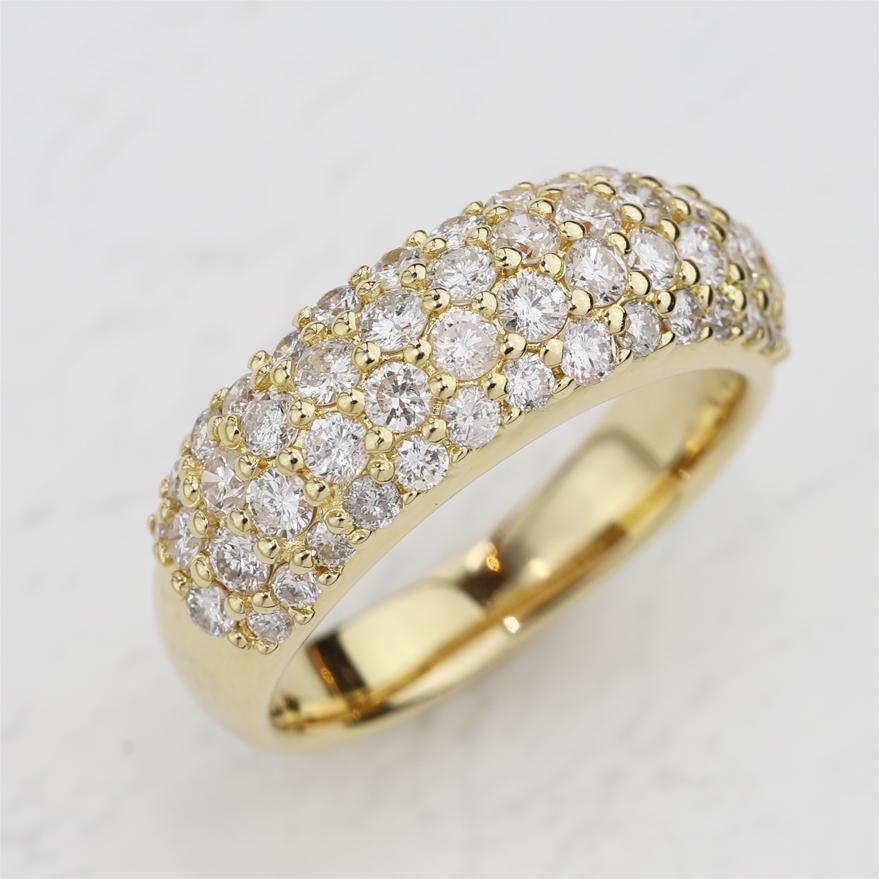 K18ダイヤモンド1.50ctパヴェセッティングリング 全国送料無料 diamond 