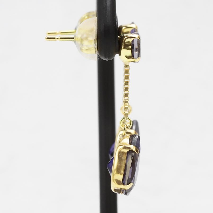 K18 アイオライトピアス 1.60ct : ジュエリー小林 - 通販 - Yahoo