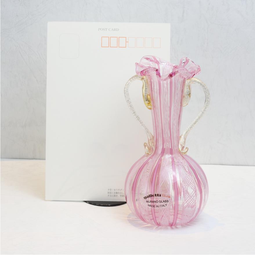 ベネチアンガラス 花器 花瓶 イタリア製 一輪挿し : ジュエリー小林