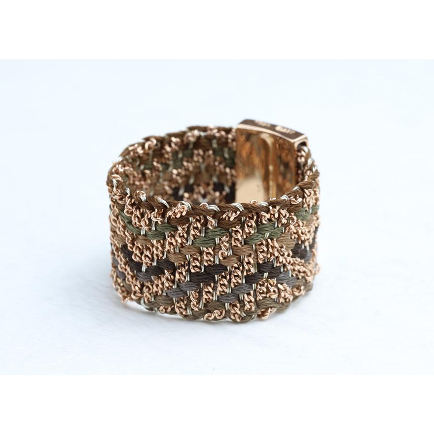 [SALE]シルバーメッシュリング　イタリア製