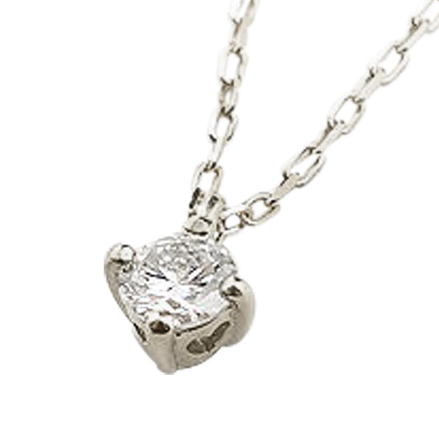 Jewelry i（ジュエリーアイ） ネックレス 一粒 ダイヤモンドネックレス 