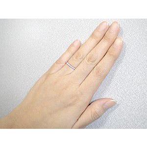 指輪 レディース ピンキーリング エタニティリング ダイヤモンドリング 10石 0.20ct ピンクゴールドK10 指輪 注文製作 プレゼント ギフト 受注 爆買の画像