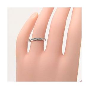 結婚指輪 ツイストライン ペアリング ホワイトゴールドK10 マリッジリング カップル 安い 注文製作 プレゼント ギフト 受注 爆買の画像