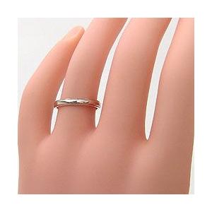 Jewelry i（ジュエリーアイ） ペアリング ミル打ち 結婚指輪 ピンク