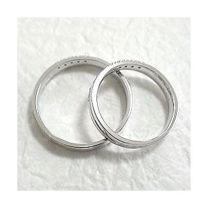 結婚指輪 ダイヤモンドペアリング クロス ブラックダイヤモンド K10WG マリッジリング カップル 安い 注文製作 プレゼント ギフト 受注 爆買の画像