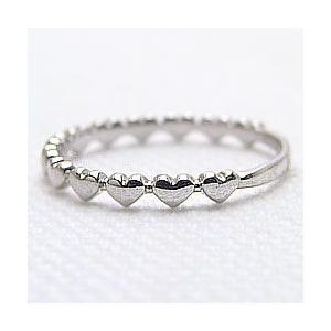 Jewelry i 指輪 レディース ピンキーリング ハートエタニティ