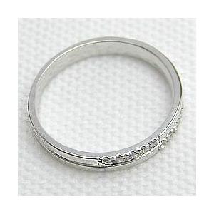 クロスダイヤモンド リング ダイヤモンド ダイヤリング メンズリング メンズ ゴールド 18金 ホワイトゴールドK18 K18 男性用 クロス 十字架 指輪 受注 爆買の画像
