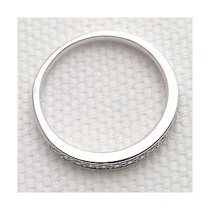 指輪 レディース ピンキーリング エタニティリング ダイヤモンドリング 15石 0.20ct ホワイトゴールドK18 指輪 注文製作 プレゼント ギフト 受注