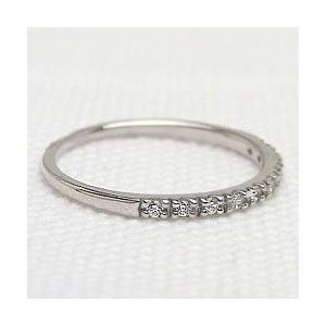 指輪 レディース ピンキーリング プラチナ エタニティリング ダイヤモンドリング プラチナリング Pt900 10石 0.10ct 注文製作 プレゼント ギフト 受注 爆買の画像