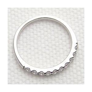指輪 レディース ピンキーリング エタニティリング プラチナ ダイヤモンドリング 10石 0.30ct Pt900 指輪 注文製作 プレゼント ギフト 受注 爆買の画像