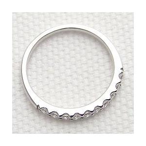 指輪 レディース ピンキーリング エタニティリング プラチナ ダイヤモンドリング 10石 0.30ct Pt900 指輪 注文製作 プレゼント ギフト 受注 爆買の画像