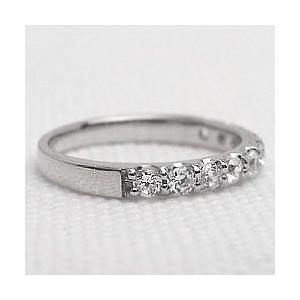 指輪 レディース ピンキーリング エタニティリング プラチナ ダイヤモンドリング 10石 0.50ct Pt900 指輪 注文製作 プレゼント ギフト 受注 爆買の画像