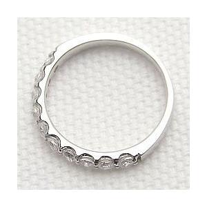 指輪 レディース ピンキーリング エタニティリング プラチナ ダイヤモンドリング 10石 0.50ct Pt900 指輪 注文製作 プレゼント ギフト 受注 爆買の画像