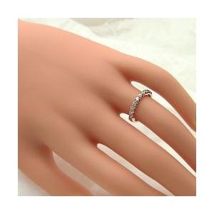 指輪 レディース ピンキーリング エタニティリング ダイヤモンドリング 10石 0.50ct ピンクゴールドK18 指輪 注文製作 プレゼント ギフト 受注 爆買の画像