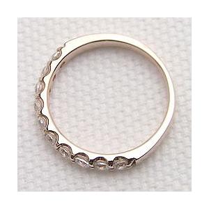 指輪 レディース ピンキーリング エタニティリング ダイヤモンドリング 10石 0.50ct ピンクゴールドK18 指輪 注文製作 プレゼント ギフト 受注 爆買の画像